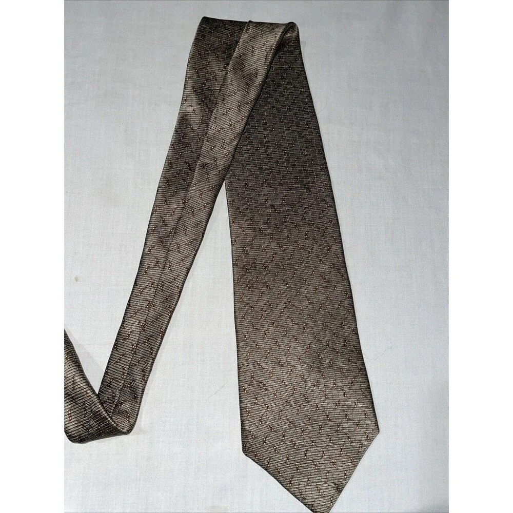 Graham & Lockwood Men’s Dress Tie Size 56” Pewter Business Formal
